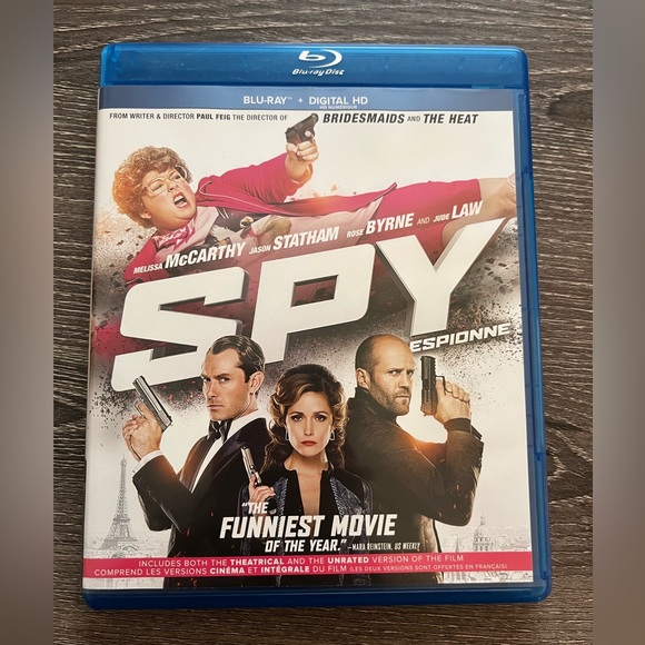 📀 3/$15 or 4/$20 📀 Spy Bluray - Picture 1 of 3